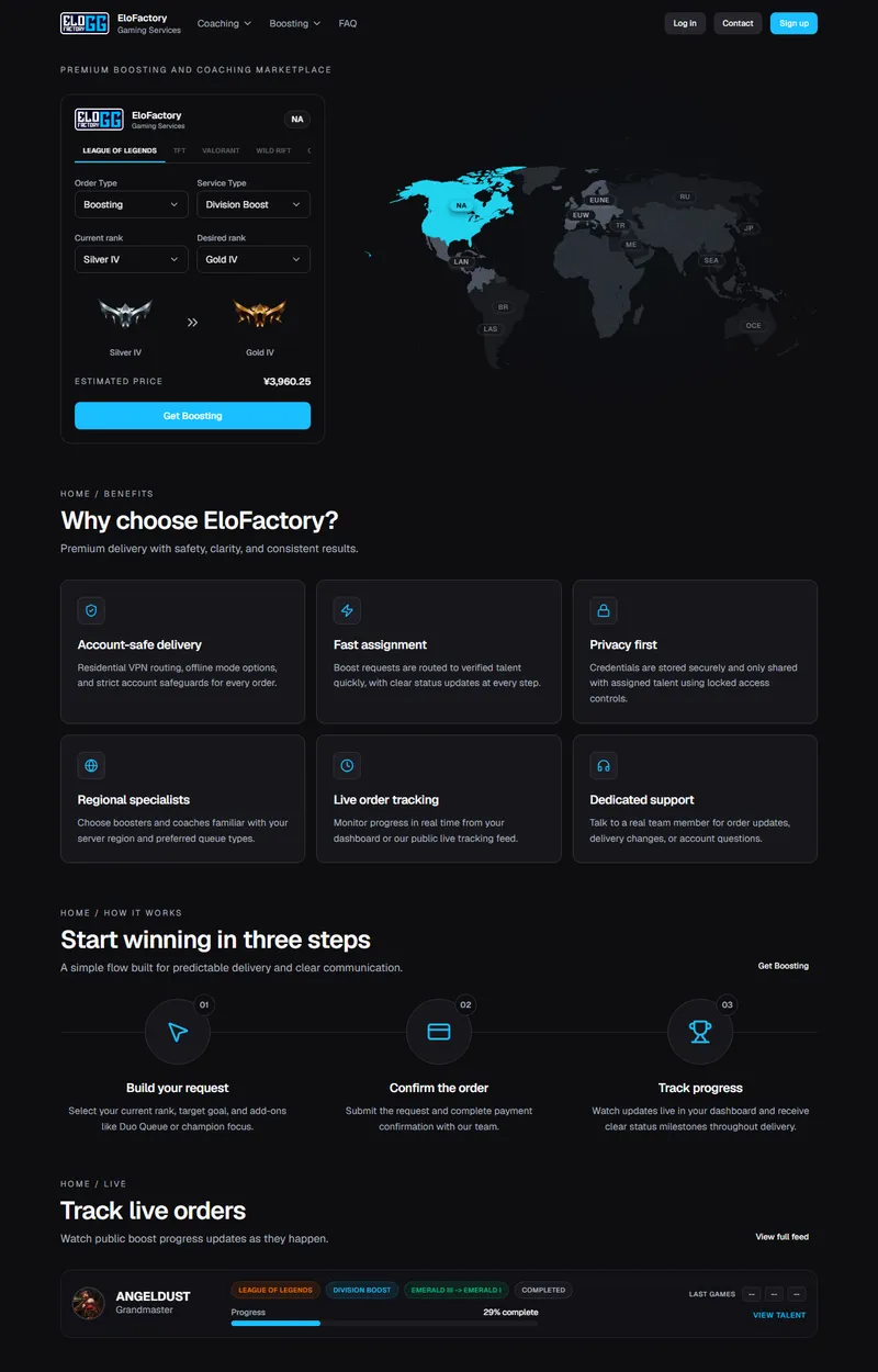 EloFactory.gg screenshot