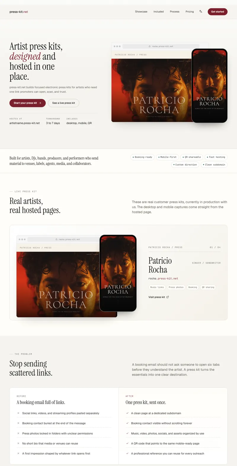 press-kit.net screenshot